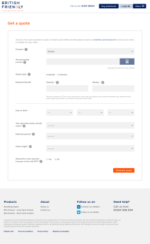 Re-design Quote & Buy Solution