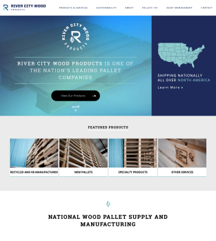 River City Wood Products (Logo and Web Design)