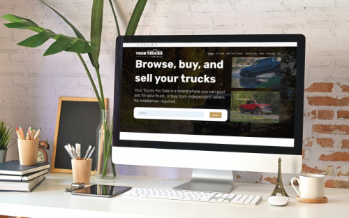 Your Trucks For Sale – Complete Logo and Website Redesign and Custom Development