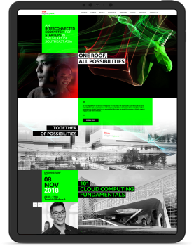 Website Design and Development for True Digital Park