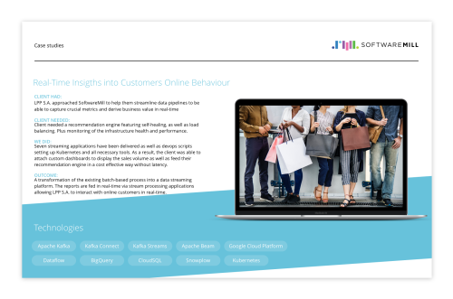 Real-Time Insights into Customers Online Behaviour