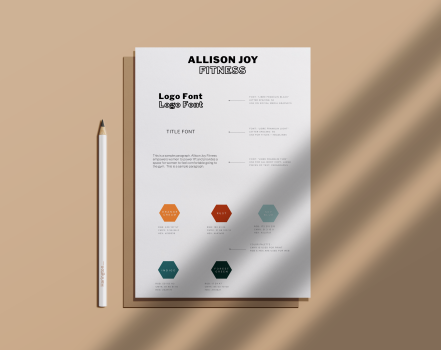 Allison Joy Fitness Branding
