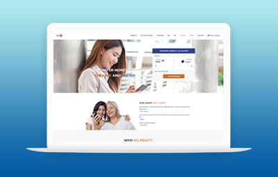 Mobile Remittance Website