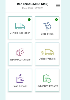 Driver's Handheld App