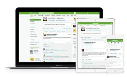 A private neighborhood website