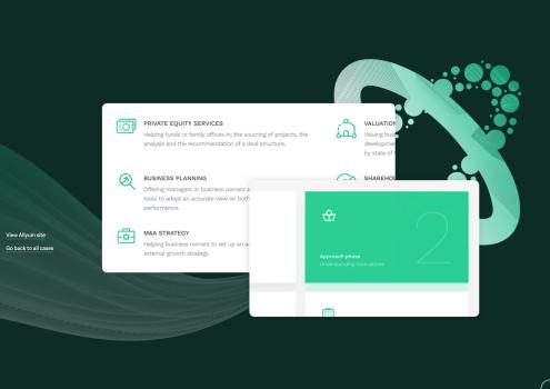 Allyum - financial services design UI/UX