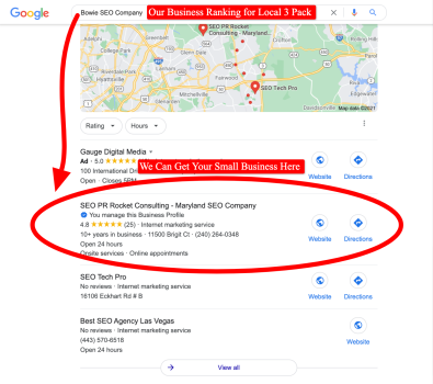 #1 Ranking For Local Business Search