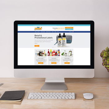 Crown Labels website