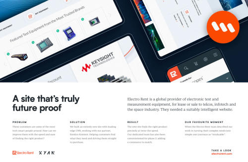 Electro Rent - A site that is fully future proof