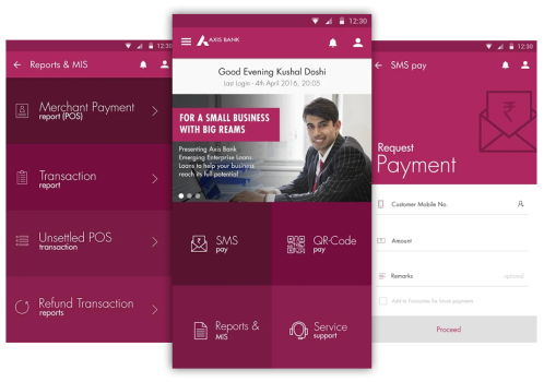 Axis Merchant App – Banking Application