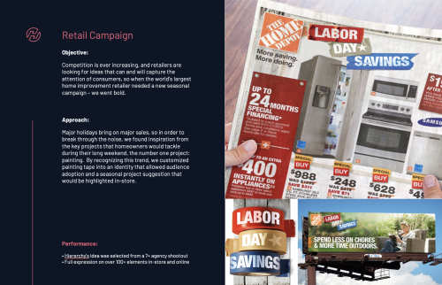 The Home Depot Seasonal Marketing Campaign