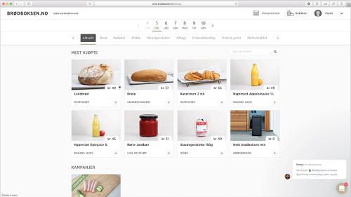 Brødboksen - An Ecommerce store of baked products