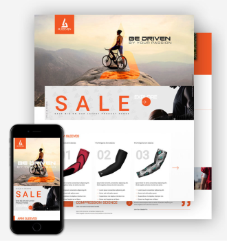 Custom ecommerce website