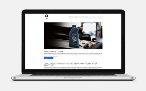 Presentation website for a BMW regional dealer
