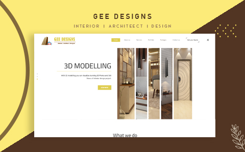 Architect Multiple Page Website
