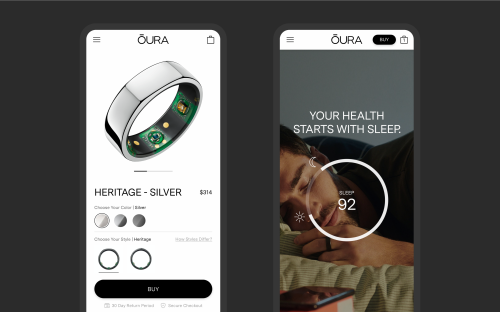 Headless ecommerce for Oura Ring