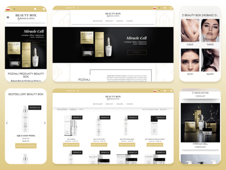 Online Store Klinika La Perla (BeautyBox)