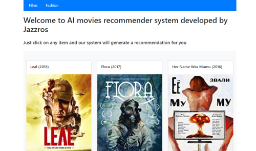 AI movies recommender system