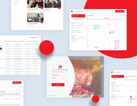 UI/UX design for an Event management Tool