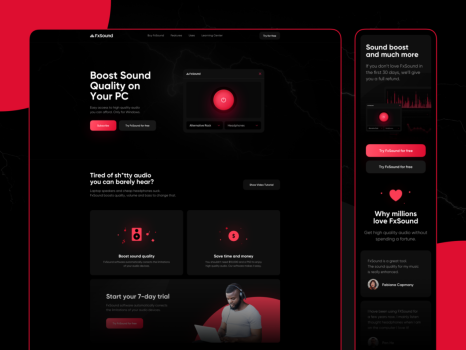 FxSound | Landing Page