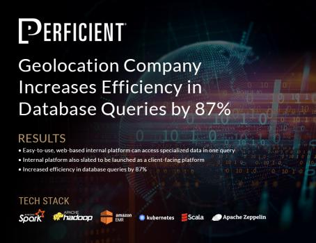 Geolocation Company Increases Efficiency in Database Queries by 87%