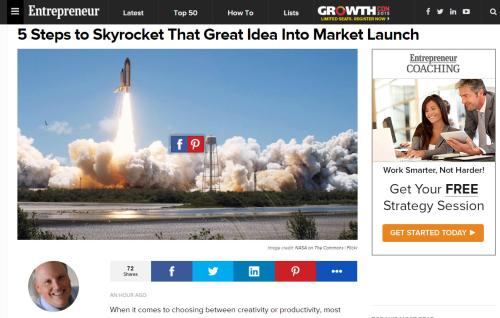 Entrepreneur.com Thought Leadership Article