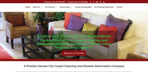 Enviro-Dry Carpet Cleaning - (Web Design, Content Marketing, SEO, and Email Marketing)
