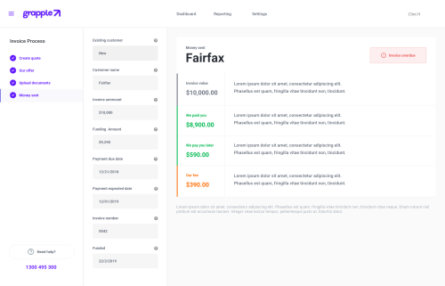 FinTech SaaS platform