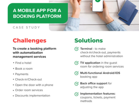 MOBILE APPLICATION DEVELOPMENT FOR A BOOKING PLATFORM