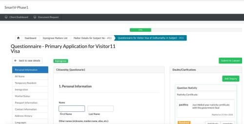 Immigration Management System