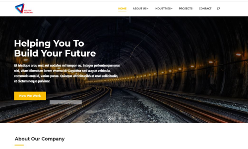 Engineering company website