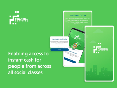 Android app for frictionless financial access to the masses