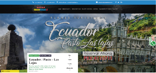 Diseño de paginas web Rutas colombianas