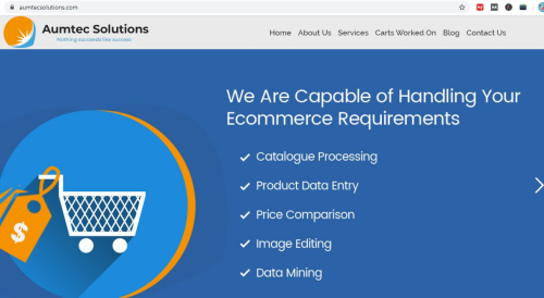 Product Listing Services Website