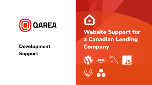 Website Support for a Canadian Lending Company
