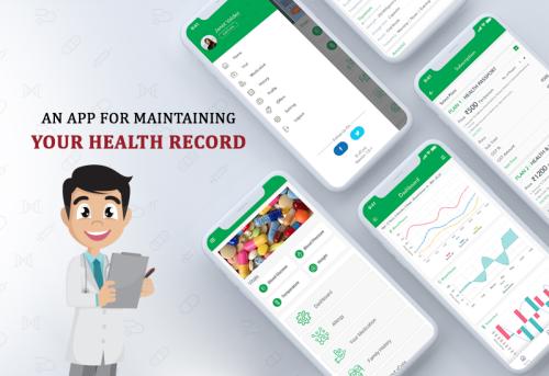 An app that records, monitors & analyzes healthcare information