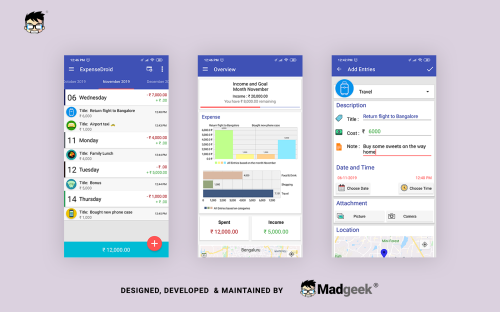 Budget/Expanse Tracker Mobile App Development
