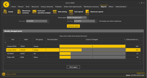 Desktop Application - EAM/CMMS software