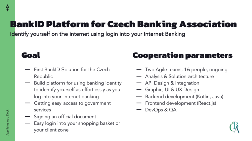 BankID Platform for Czech Banking Association