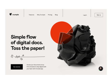 Crumple | Landing Page