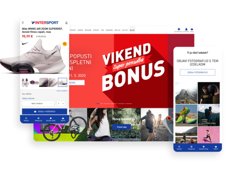 Intersport ecommerce for 7 markets