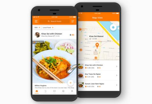 TopTravelFoods - Food Recommendations App