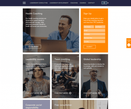 TPC Leadership Global MultiLingial Website Development