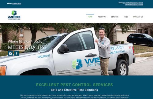 Pest Service Website