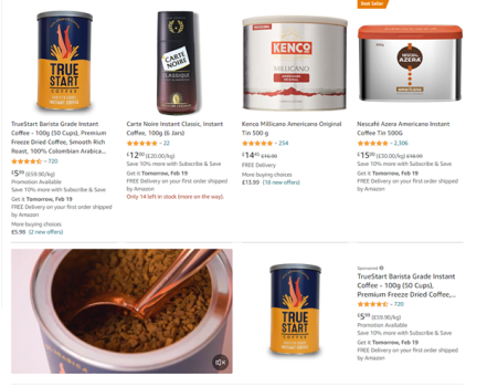 NUMBER ONE ON AMAZON IN A HIGHLY COMPETITIVE CATEGORY
