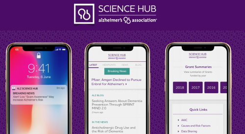 Mobile Content // Alzheimer’s Association Science Hub