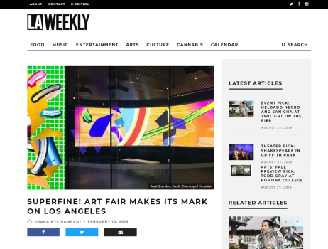Media Coverage for Contemporary Art Fair