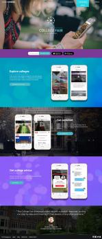 Website redesign and Wordpress development for The College Fair