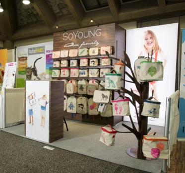 SoYoung Backlit Trade Show Display