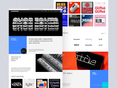 Type Department | Independently made typefaces and fonts.
